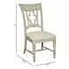 Homestead Pine Cornsilk Upholstered Side Chair Set of 2