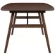 Miller Warm Walnut Spacious Rectangular Dining Room Set