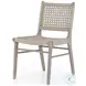 Basil Aged Grey Outdoor Round Dining Room Set