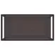 Glaze Cola Rectangular Glass Top Cocktail Table