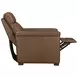 Fortmere Renaissance Tobacco Leather Manual Pushback Recliner
