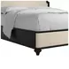 Atrium Beige Upholstered Queen Panel Bed