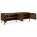 Lincoln Brown 4 Door Media Cabinet