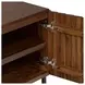 Lincoln Brown 4 Door Media Cabinet