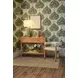 Jude Cerused Oak and White Performance Fabric Accent Chair