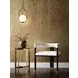 Jude Dark Espresso and White Performance Fabric Accent Chair