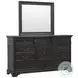 Hickory Creek Brown Velvet Storage Panel Bedroom Set