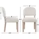 Gabby Light Brown Upholstered Side Chair Set of 2