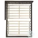 Mirage Brown Full Upholstered Panel Bed