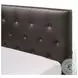 Mirage Brown Full Upholstered Panel Bed