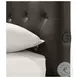 Mirage Brown Full Upholstered Panel Bed