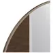 Verge Handcrafted Walnut Round Mirror
