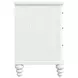 Haven Warm White Upholstered Canopy Poster Bedroom Set