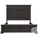 Hickory Creek Brown Velvet King Panel Bed