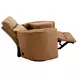 Arcadia Vintage Caramel Leather Swivel Glider Power Recliner with USB Charging