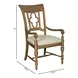 Homestead Pine Heather Upholstered Arm Chair Set of 2