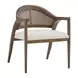 Accents White Upholstered Dexter Accent Chair