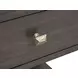 Bellamy Coffee Bean and Beige 1 Drawer Open Stone Top Nightstand with USB Charging