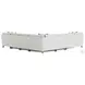 Mila Beige 6 Piece Sectional