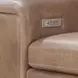 Lioni Brown Leather 4 Piece Modular Power Reclining Sectional with USB Charging