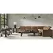 Lioni Brown Leather 4 Piece Modular Power Reclining Sectional with USB Charging