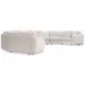 Soleil Beige 4 Piece Sectional with Pillows