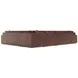 Nest Brown Leather 4 Piece Modular RAF Sectional with Pillows