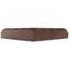 Nest Brown Leather 5 Piece Modular RAF Sectional with Pillows