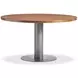Brasea Lume and Tungsten 54" Round Dining Table