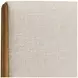 Brasea Beige and Lume Performance Fabric Queen Upholstered Panel Bed