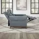Conrad Blue Dusk High Leg Power Recliner with USB Charging