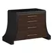 Eave Black and Brown 4 Drawer Accent Chest