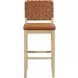 Reid Sand Vegan Leather Upholstered Bar Chair Set of 2