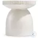 Antibes Pumice Pedestal Side Table