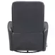 Gemini Milan Navy Leather Swivel Glider Recliner