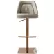 K C418A-56 Beige Gray Bar Stool