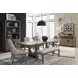 Tristan Swiss Coffee Upholstered Dining Bench