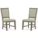 Paxton Place Baja Fog Upholstered Side Chair Set of 2