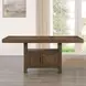 Garland Brown 80" Extendable Rectangular Counter Height Table with Storage