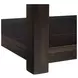 Caleb Espresso Rectangular Marble Top Coffee Table