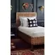 Malcolm Textured Navy Rectangular 1 Drawer Side Table