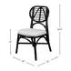 Kaya Black Upholstered Dining Chair Set of 2
