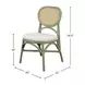 Kaya Sage Green Upholstered Dining Chair Set of 2