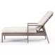 Laguna Canvas Natural 77" Outdoor Chaise Lounge