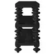 Atrium Black Rectangular Console Table