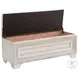 Camila Semi Transparent Creamy White Bed Bench 