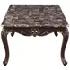 Constantine Cherry Rectangular Marble Top Occasional Table Set
