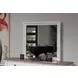 Crownfall Whisper White and Cerused Nutmeg 7 Drawer Dresser with Rectangular Mirror