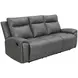 Gaston Gray Manual Reclining Living Room Set