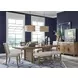 Plum Creek Gray Upholstered Dining Bench